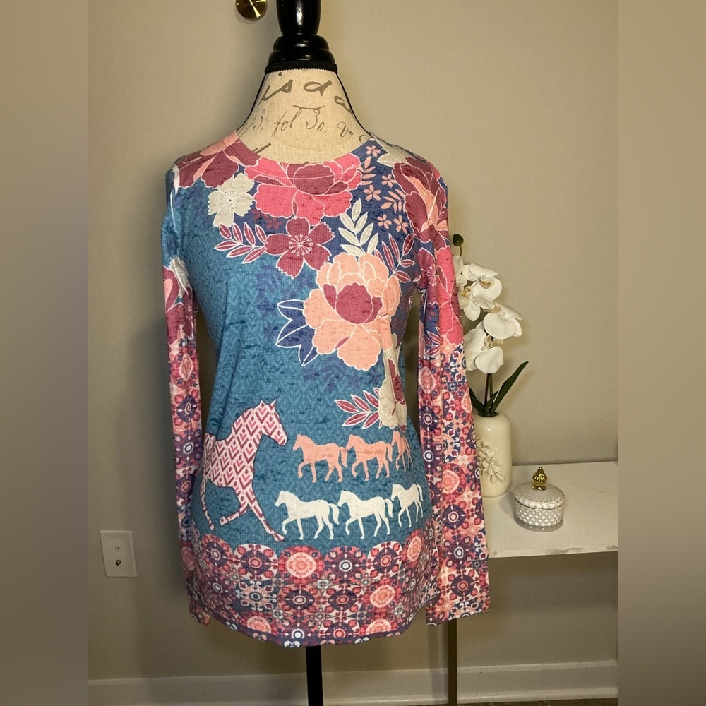 Long sleeve beautiful print